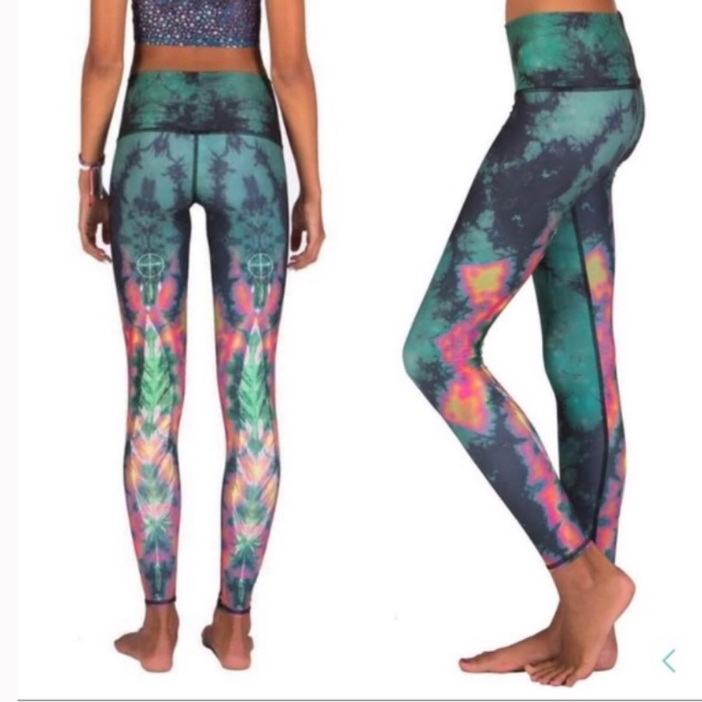 Teeki Eagle Feather Dream Catcher Leggings